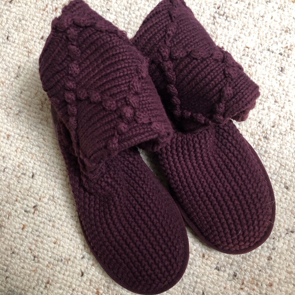 UGG CARDY KNIT SWEATER BOOTS SIZE 6